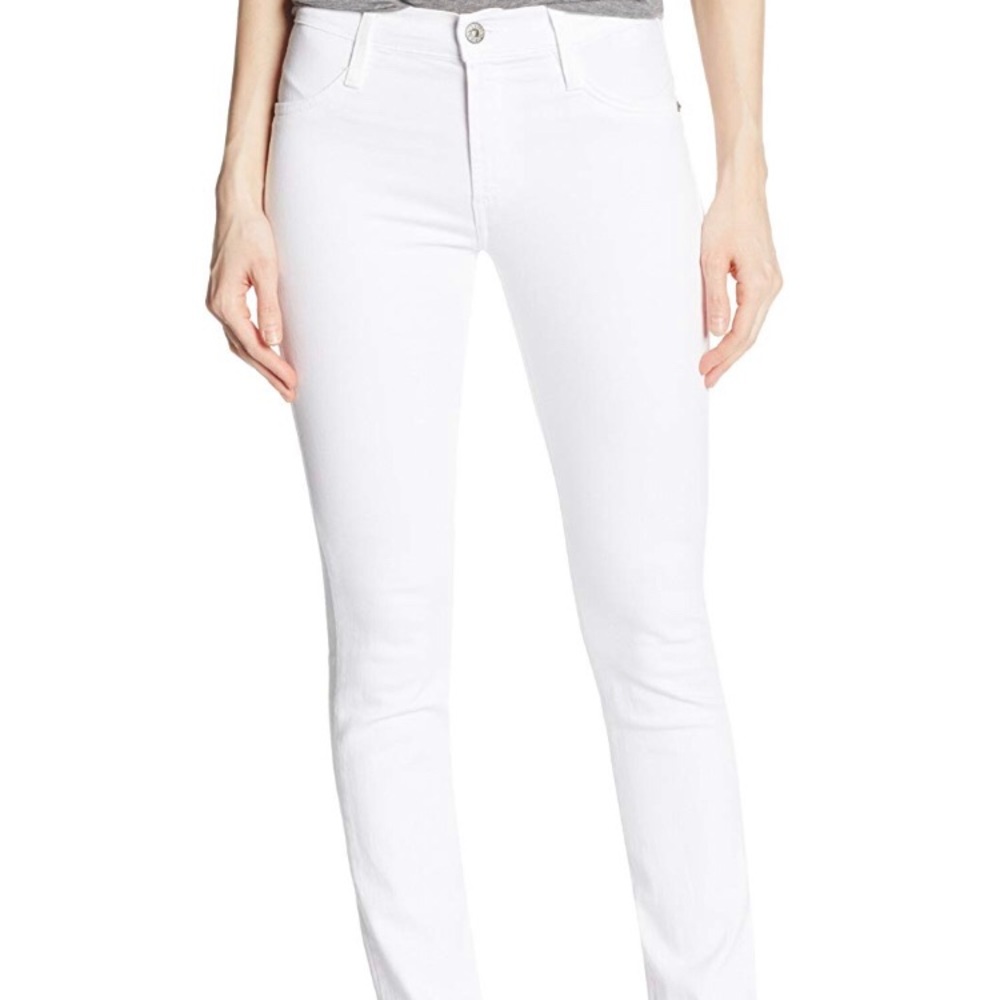 James Jeans frost white straight leg slim jeans